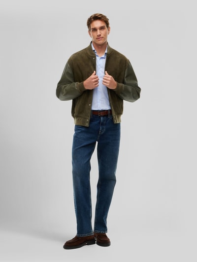 Tommy Hilfiger Slim Fit Businesshemd mit Logo-Stickerei Bleu 1