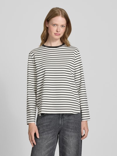 Vila Longsleeve mit Rundhalsausschnitt Modell 'LUCE' Offwhite 4