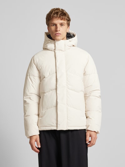 Jack & Jones Steppjacke mit Stehkragen Modell 'WORLD' Offwhite 4