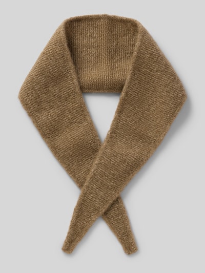 Samsøe Samsøe Schal aus Woll-Mix mit Alpaka-Anteil Modell 'Sanor' Beige 1