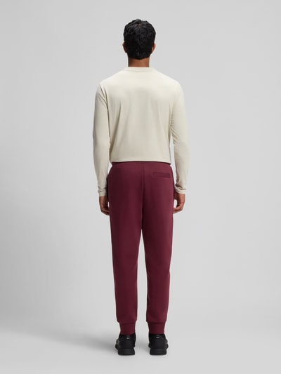 BOSS Green Sweathose mit Kordelzug Bordeaux 5