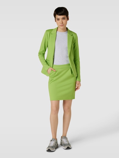 ICHI Minirok met viscose, model 'Kate' Neon groen - 1