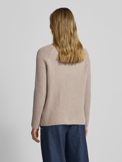 Smith and Soul Relaxed Fit Strickpullover mit Kaschmir-Anteil Taupe 5