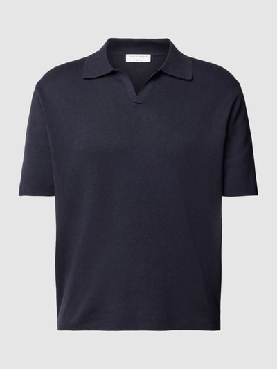 Tiger Of Sweden Poloshirt met V-hals, model 'Maelon' Marineblauw - 2