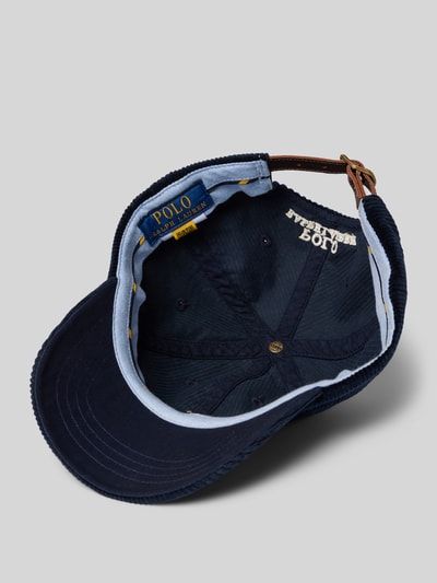 Polo Ralph Lauren Cap aus Cord mit Label-Stitching Marine 2