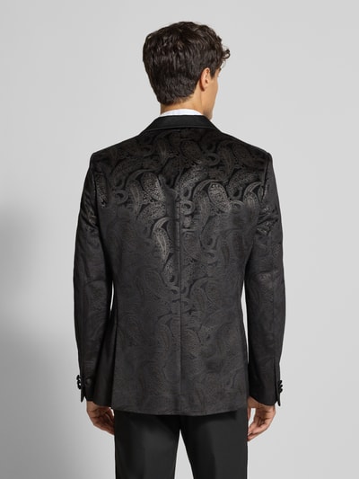 MCNEAL Paisley Sakko aus Samt Black 5