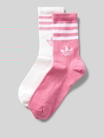 adidas Originals Socken mit Label-Print im 2er-Pack Pink 1