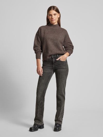 Angels Straight leg jeans in 5-pocketmodel, model 'Lara' Middengrijs - 1