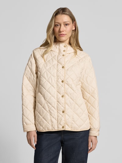 Marella Gewatteerde jas met capuchon model 'SRACCONTO' Ecru - 4