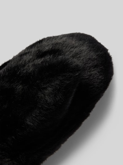 Kurt Beines Rękawiczki z detalem z logo damskie Czarny 3