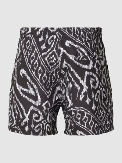 ONeill Zwembroek met all-over motiefprint, model 'CALI' Zwart - 3