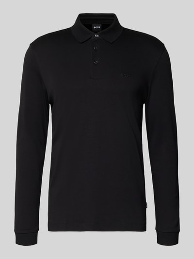 BOSS Poloshirt mit Label-Schriftzug Black 2