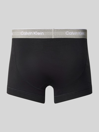 Calvin Klein Underwear Boxershort met elastische band met logo in een set van 3 stuks Rood - 3