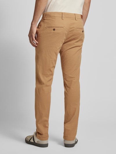 Jack & Jones Chinosy o kroju slim fit z kieszeniami z tyłu model ‘MARCO FURY’ Beżowy 5