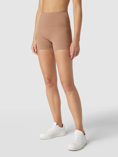 Review Shorts mit Inside-Out-Nähten Taupe 4