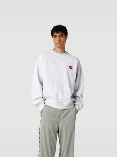 Carhartt WIP Sweatshirt in melierter Optik GRAU 4