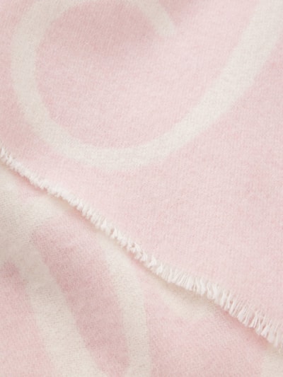 HUGO Szal z mieszanki wełny model ‘BYANCA’ Fiołkoworóżowy 3