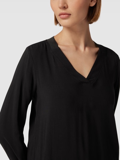 Tom Tailor Bluse mit V-Ausschnitt Black 3