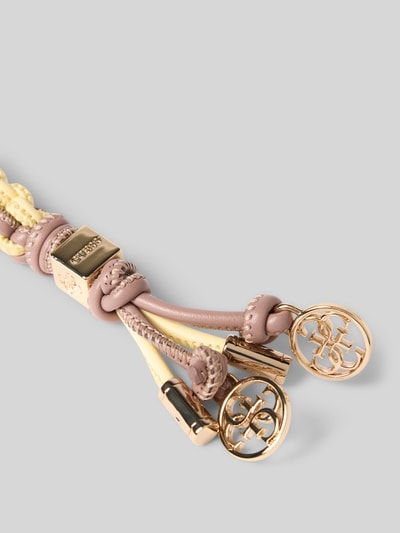 Guess Anhänger mit Logo-Prägung Taupe 2
