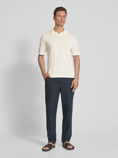 CK Calvin Klein Poloshirt met V-hals Beige - 1