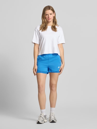 adidas Sportswear Regular Fit Sport-Shorts mit elastischem Bund Blau 1