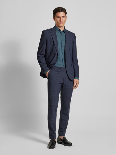 Pierre Cardin Slim fit pantalon met achterzakken, model 'Ryan' Marineblauw - 1