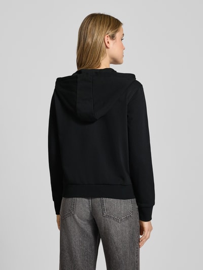 Guess Sweatjack met labelstitching, model 'SOFIA' Zwart - 5