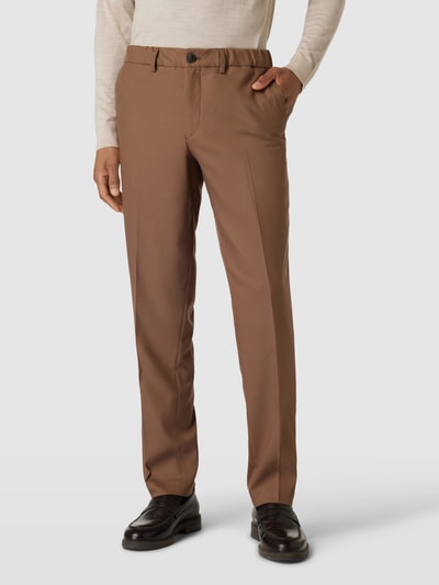 SELECTED HOMME Stoffhose mit elastischem Bund Modell 'SKYE' Camel 4