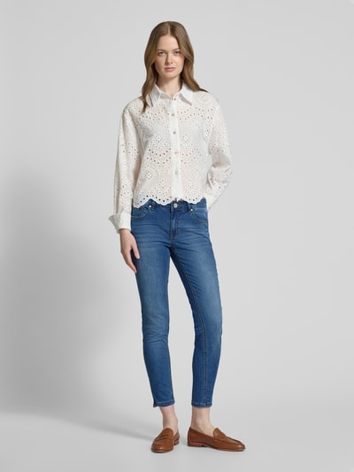 Buena Vista Skinny Fit Jeans mit verkürztem Schnitt Modell 'ITALY' Blau 1