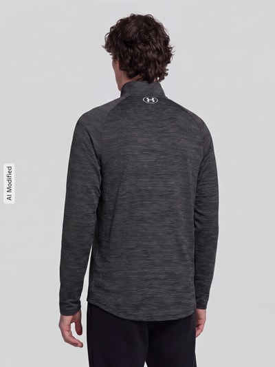 Under Armour Regular Fit Sport-Langarmshirt mit Label-Print Black 5