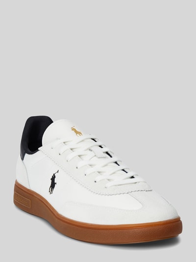 Polo Ralph Lauren Sneakersy z prawdziwej skóry Biały 2