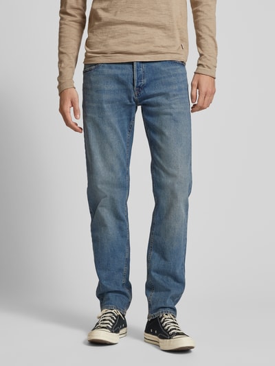 Jack & Jones Tapered Fit Jeans im 5-Pocket-Design Modell 'MIKE' Jeansblau 4