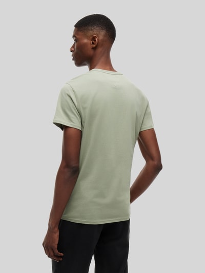 Tommy Jeans regular fit T-shirt van puur katoen Rietgroen - 5