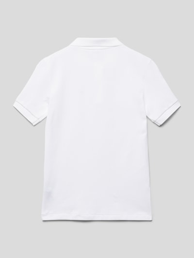 Lacoste Poloshirt met labelstitching Wit - 3