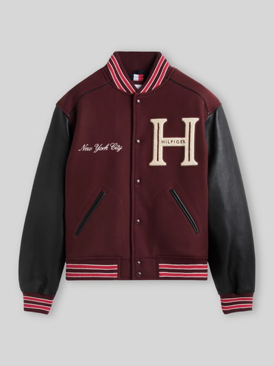 Tommy Hilfiger College-Jacke mit New York City Stickerei Bordeaux 2