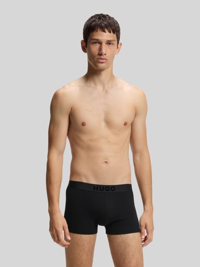 HUGO Trunks mit Logo-Bund Black 3