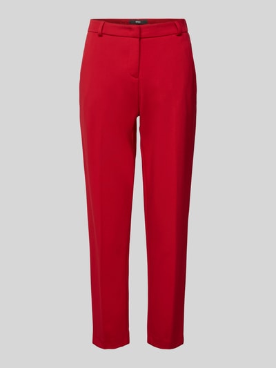 Brax Broek in verkorte pasvorm, model 'Maron' Rood - 1