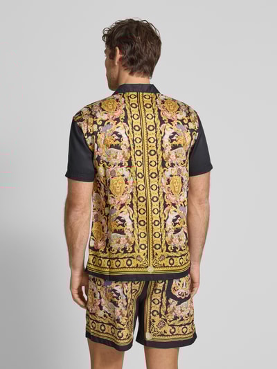 BOARDIES Freizeithemd mit Brusttasche Modell 'Baroque' Gold 5