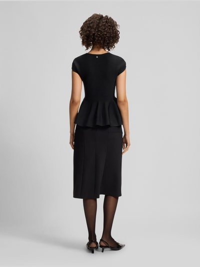HUGO Regular Fit Top aus Viskose-Mix Modell 'Siefata' Black 5