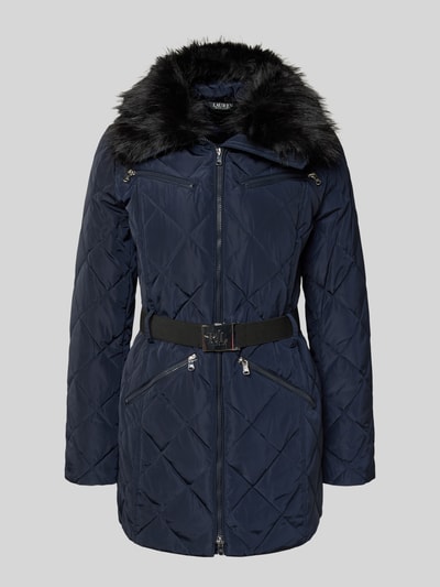 Lauren Ralph Lauren Regular Fit Daunenmantel mit abnehmbaren Taillengürtel Marine 2