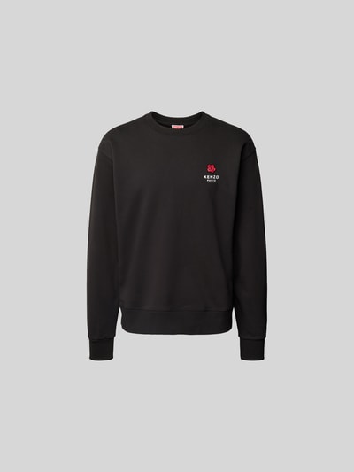 Kenzo Sweatshirt mit Logo-Stitching Black 2
