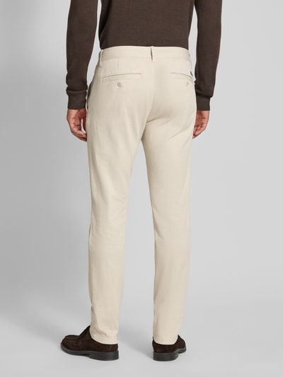 Marc O'Polo Shaped fit chino van katoenmix, model 'STIG' Beige - 5