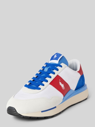 Polo Ralph Lauren Sneaker mit Logo-Stitching Modell 'TRAIN 89' Weiss 1