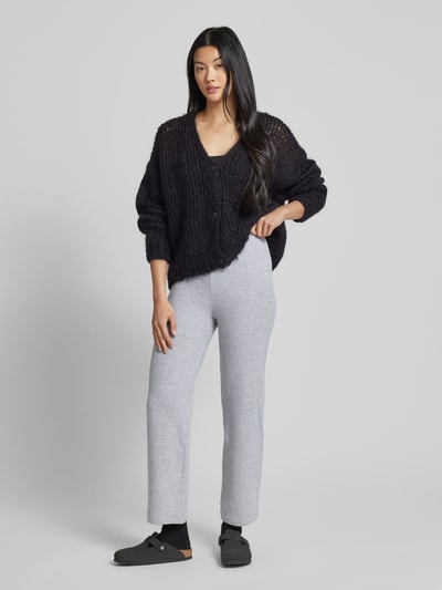 Tom Tailor Denim Regular Fit Culotte aus Baumwoll-Mix in Ripp-Optik Anthrazit 1