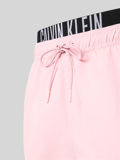 Calvin Klein Underwear Spodenki kąpielowe z elastycznym pasem Jasnoróżowy 2