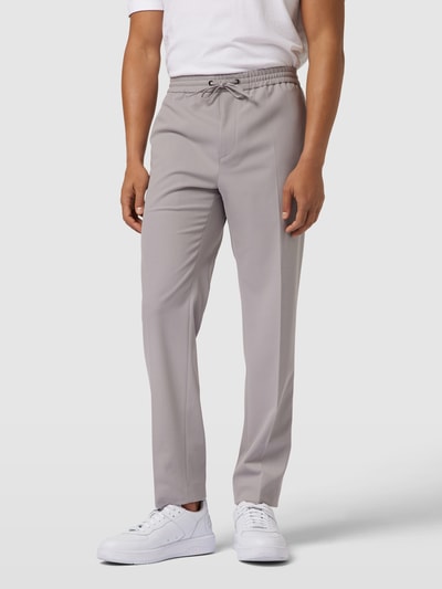 CK Calvin Klein Stoffen broek met persplooien Zilver - 4