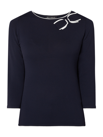 Betty Barclay Pullover mit Zierschleife  Marine 2