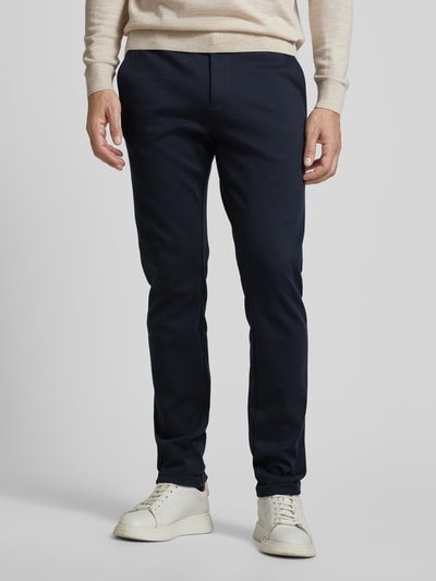 Tom Tailor Slim chino van jersey Marineblauw - 4