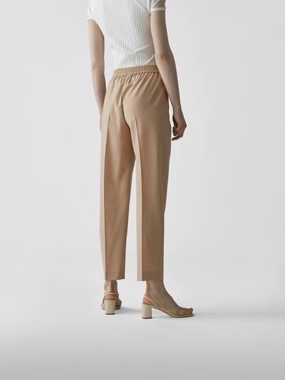 Agnona Bundfaltenhose im Balloon Fit Beige 5