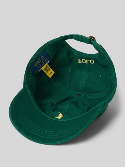 Polo Ralph Lauren Czapka z daszkiem z wyhaftowanym logo Ciemnozielony 3